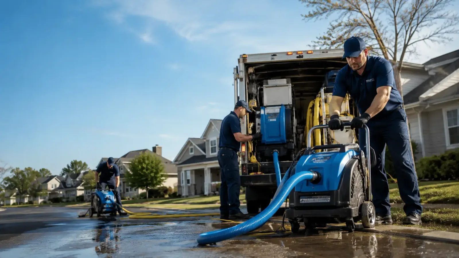 Flood Damage Cleanup in Upper Tract, WV
